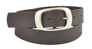 Wide belt made of genuine leather with a nickel-free buckle