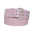 Antique silver nickel free genuine leather belt buckle