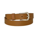 Women's and men's belt, antique silver, nickel-free genuine leather belt buckle