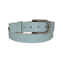 Nickel free old metal belt buckle, genuine leather belt