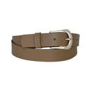 Antique silver nickel free genuine leather belt buckle