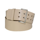 Antique silver nickel free genuine leather belt buckle