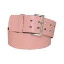 Antique silver nickel free genuine leather belt buckle