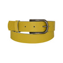 Nickel free old metal belt buckle, genuine leather belt