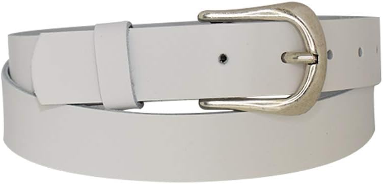 Women's and men's belt, antique silver, nickel-free genuine leather belt buckle