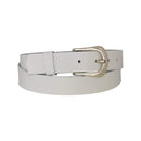 Antique silver nickel free genuine leather belt buckle