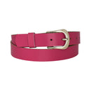 Women's and men's belt, antique silver, nickel-free genuine leather belt buckle