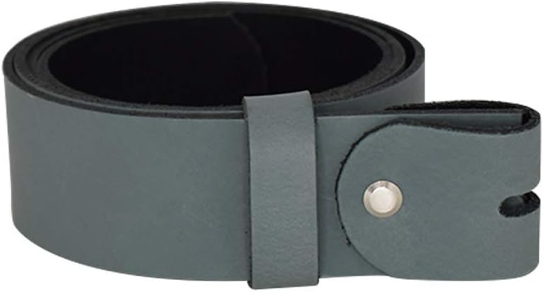 Women's and men's belt with screw for buckle made of genuine leather