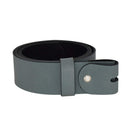 Women's and men's belt with screw for buckle made of genuine leather