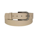 Nickel free old metal belt buckle, genuine leather belt