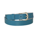 Women's and men's belt, antique silver, nickel-free genuine leather belt buckle