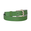 Women's and men's belt, antique silver, nickel-free genuine leather belt buckle