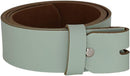 Women's and men's belt with screw for buckle made of genuine leather