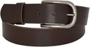 Nickel free old metal belt buckle, genuine leather belt