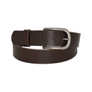 Nickel free old metal belt buckle, genuine leather belt