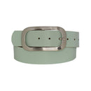 Nickel genuine leather, approx. 4 cm wide genuine leather belt
