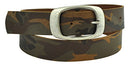 Wide belt made of genuine leather with a nickel-free buckle