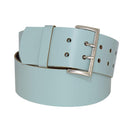 Antique silver nickel free genuine leather belt buckle