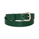 Women's and men's belt, antique silver, nickel-free genuine leather belt buckle