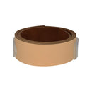 Genuine leather bracelet, flat, approx. 4 cm wide, 34 colors and 9 lengths