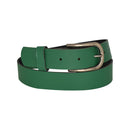 Nickel free old metal belt buckle, genuine leather belt