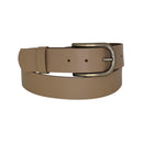 Nickel free old metal belt buckle, genuine leather belt