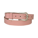 Women's and men's belt, antique silver, nickel-free genuine leather belt buckle