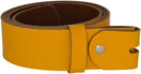 Women's and men's belt with screw for buckle made of genuine leather