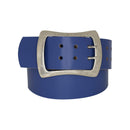 Antique silver nickel free genuine leather belt buckle