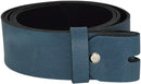 Women's and men's belt with screw for buckle made of genuine leather