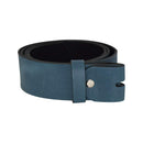 Women's and men's belt with screw for buckle made of genuine leather