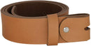 Women's and men's belt with screw for buckle made of genuine leather
