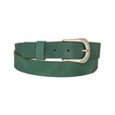 Women's and men's belt, antique silver, nickel-free genuine leather belt buckle