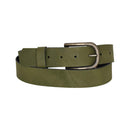 Nickel free old metal belt buckle, genuine leather belt