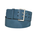 Antique silver nickel free genuine leather belt buckle