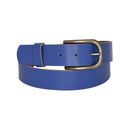 Nickel free old metal belt buckle, genuine leather belt