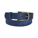 Nickel free old metal belt buckle, genuine leather belt