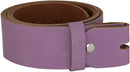 Women's and men's belt with screw for buckle made of genuine leather