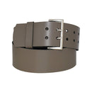 Antique silver nickel free genuine leather belt buckle