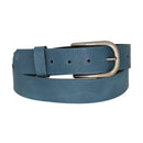 Nickel free old metal belt buckle, genuine leather belt