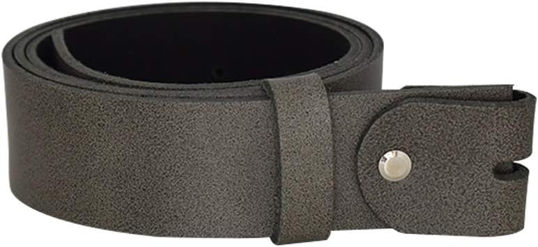 Women's and men's belt with screw for buckle made of genuine leather