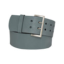 Antique silver nickel free genuine leather belt buckle