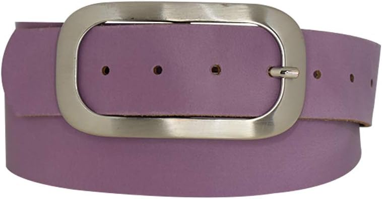 Nickel genuine leather, approx. 4 cm wide genuine leather belt