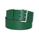 Antique silver nickel free genuine leather belt buckle