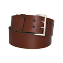 Antique silver nickel free genuine leather belt buckle