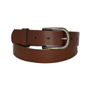 Nickel free old metal belt buckle, genuine leather belt