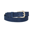 Women's and men's belt, antique silver, nickel-free genuine leather belt buckle