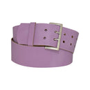 Antique silver nickel free genuine leather belt buckle