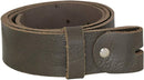 Women's and men's belt with screw for buckle made of genuine leather