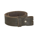 Women's and men's belt with screw for buckle made of genuine leather